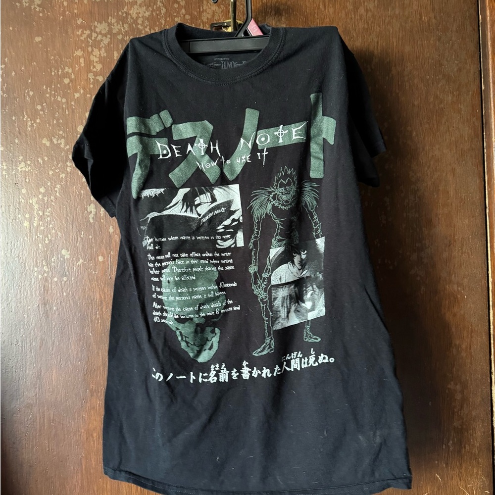 Black Death Note Graphic Tee